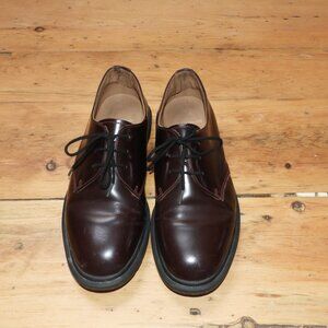Doc Martens Oxford Derbie Burgundy Made in England